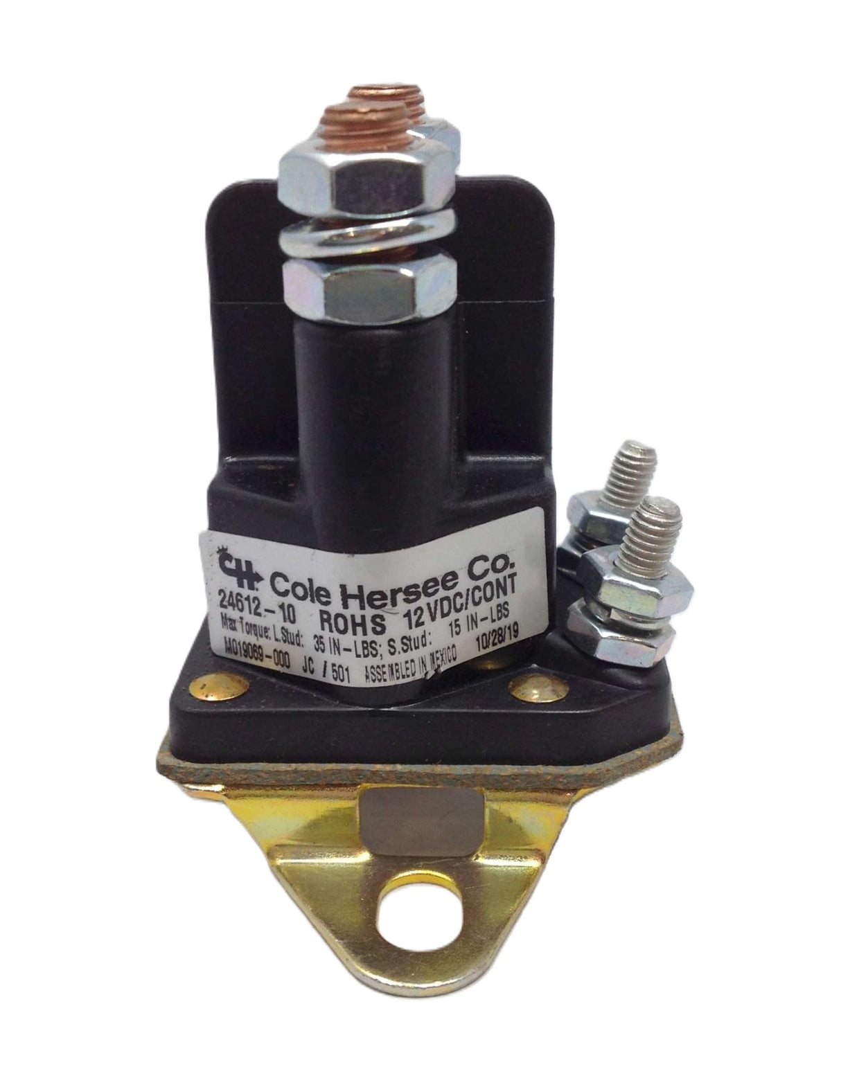 COLE HERSEE   ­-­ 24612-10-BX ­-­ RELAY 100A CONTINUOUS DUTY COH