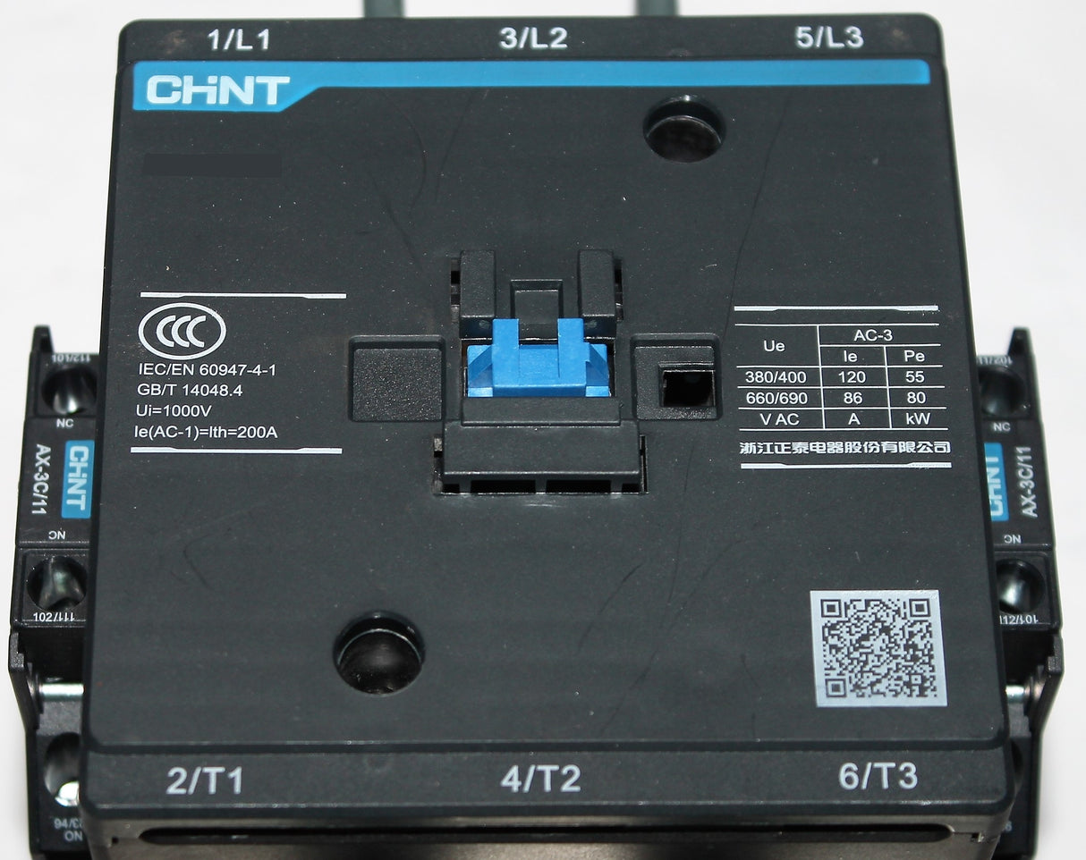 CHINT ­-­ NXC-120 220V 50HZ ­-­ CONTACTOR