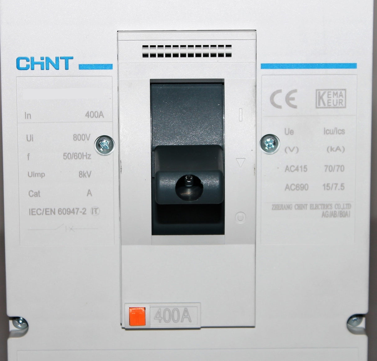 CHINT ­-­ NM8-400S/400/3 ­-­ CIRCUIT BREAKER