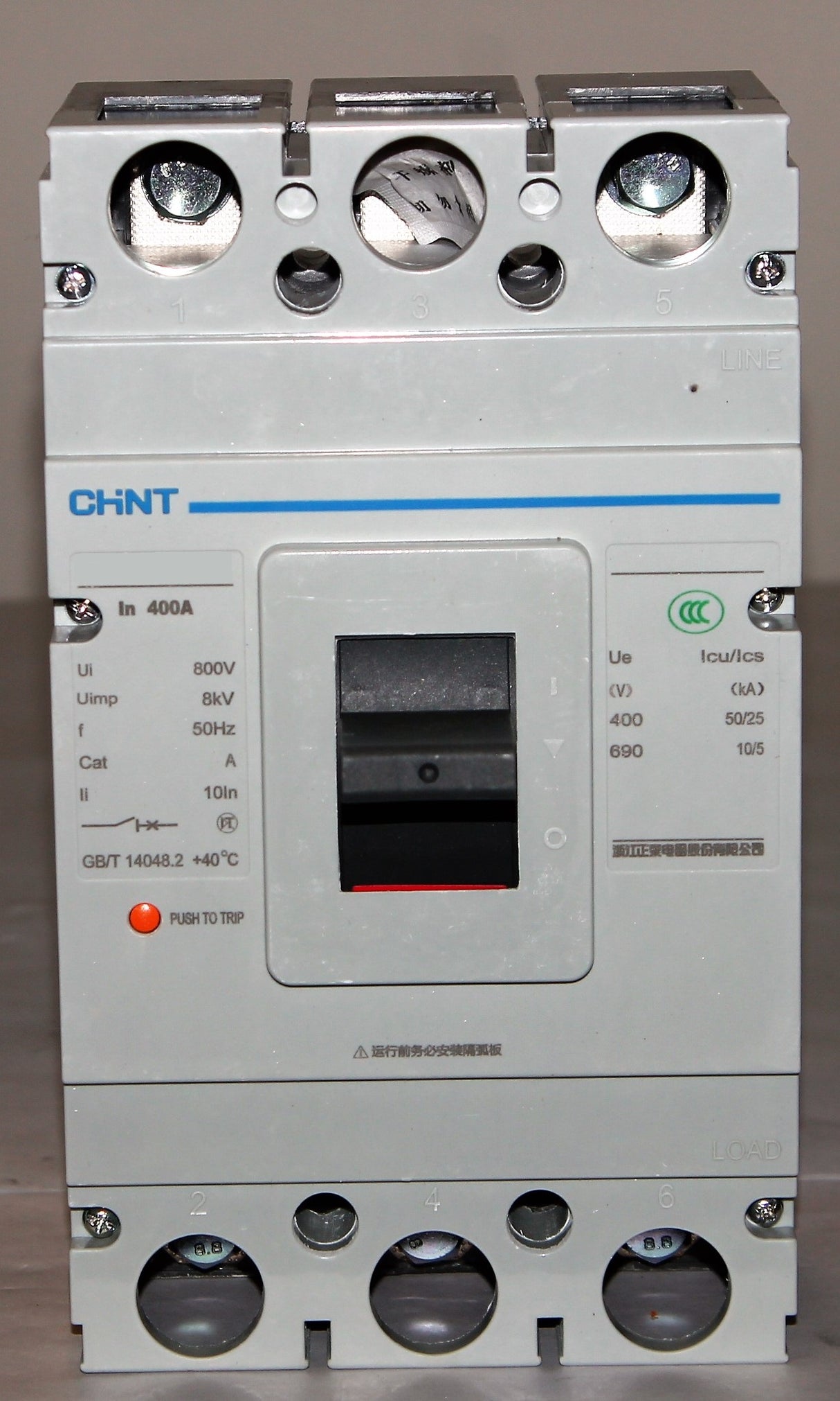 CHINT ­-­ NM1-400S/3300 400A ­-­ CIRCUIT BREAKER