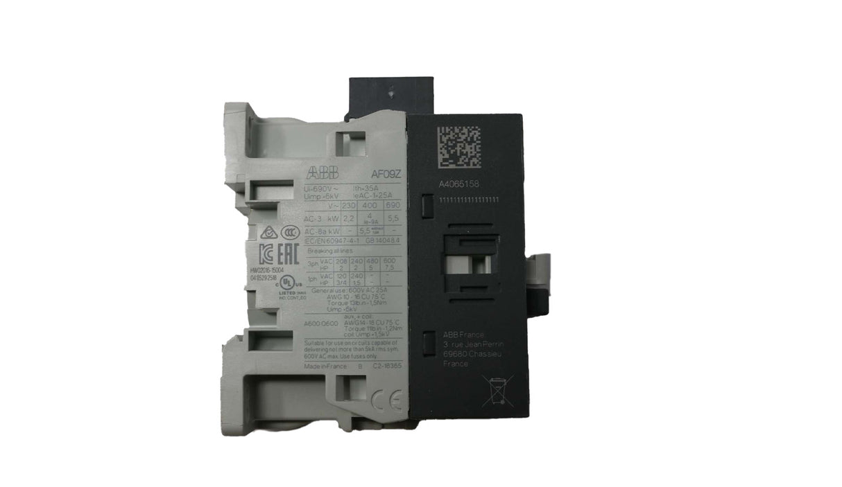 ABB CORP ­-­ AF09Z-30-10-21 ­-­ CONTACTOR:RESISTANCE CHAUFFAGE