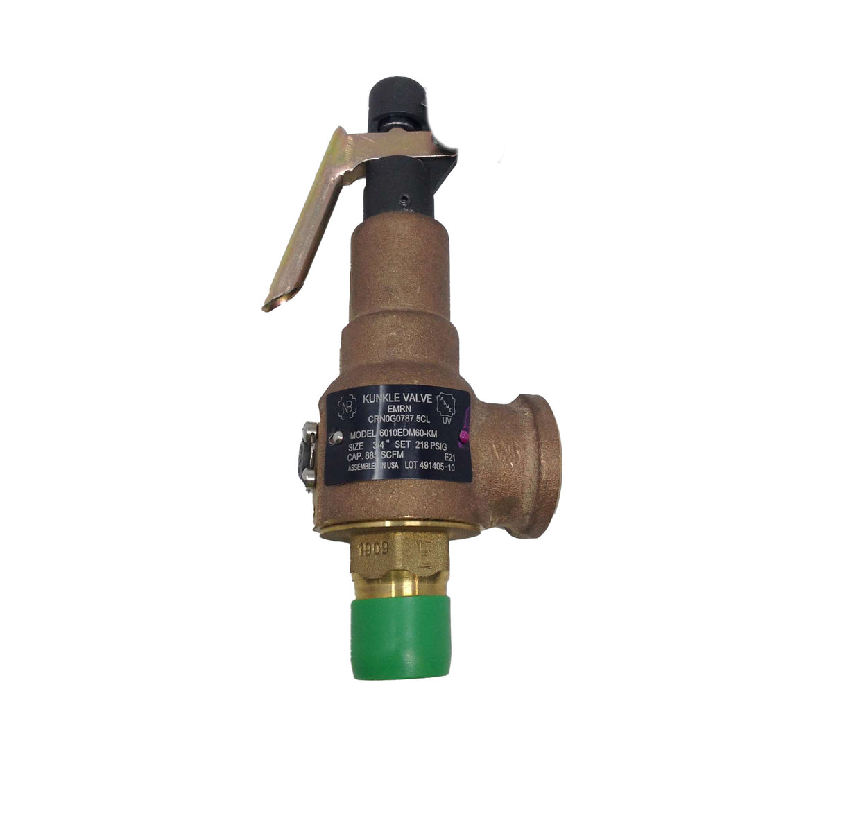 KUNKLE VALVE  ­-­ 6010EDM60-KM-0218 ­-­ SAFETY VALVE