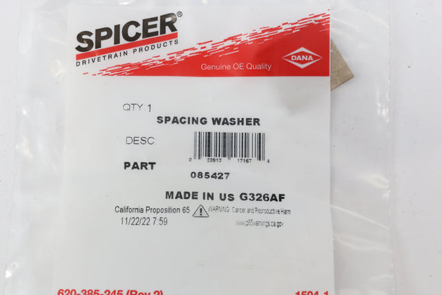 DANA SPICER ­-­ 085427 ­-­ SPACING WASHER