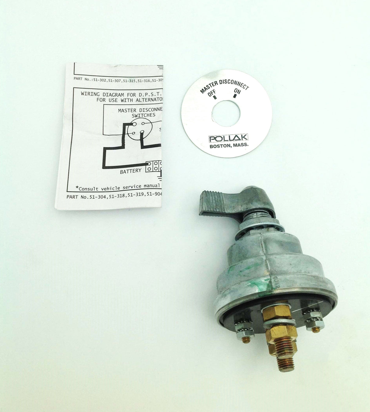POLLAK  ­-­ 51-904P ­-­ MASTER DISCONNECT SWITCH