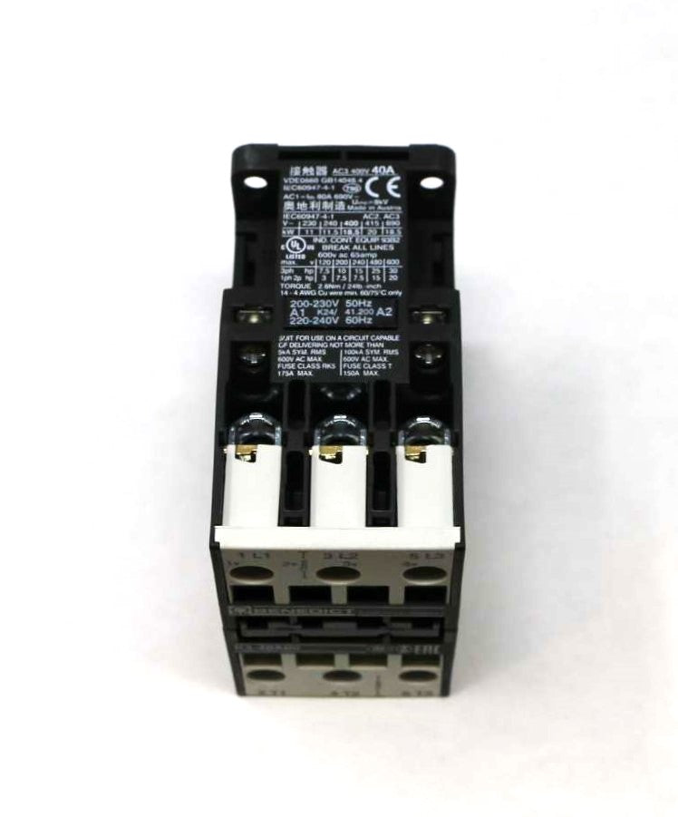 BENEDIKT & JÄGER ­-­ K3-40A00 200 ­-­ CONTACTOR/STARTER  40AMP  400V  60HZ