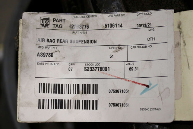 CONTITECH ­-­ AS9780 ­-­ AIR SPRING