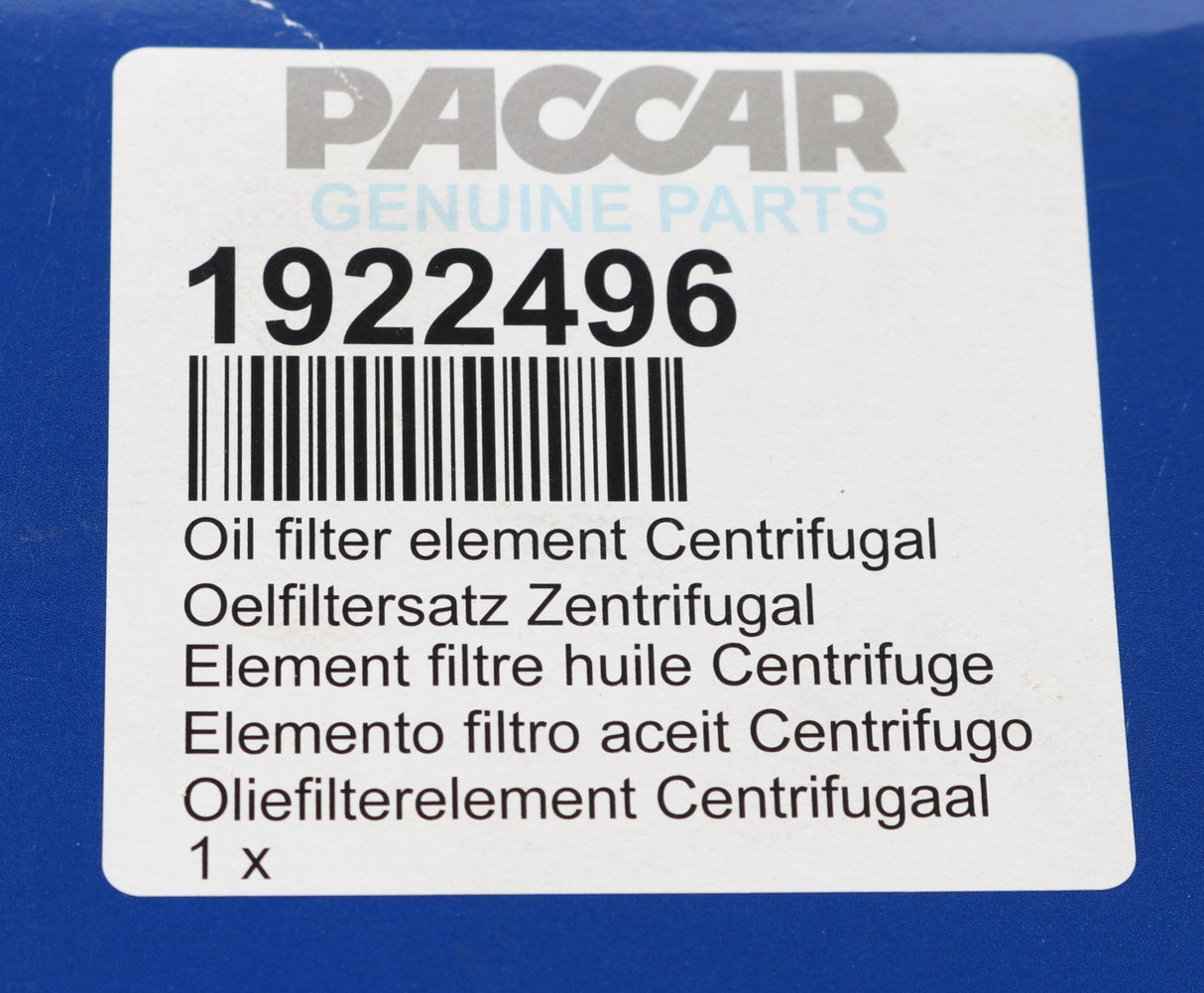 PACCAR ­-­ 1922496PE ­-­ CENTRIFUGAL OIL FILTER