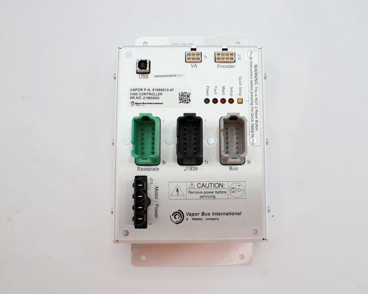 VAPOR BUS ­-­ 51950013-47 ­-­ BASE PLATE ELEC CONTROLLER V30