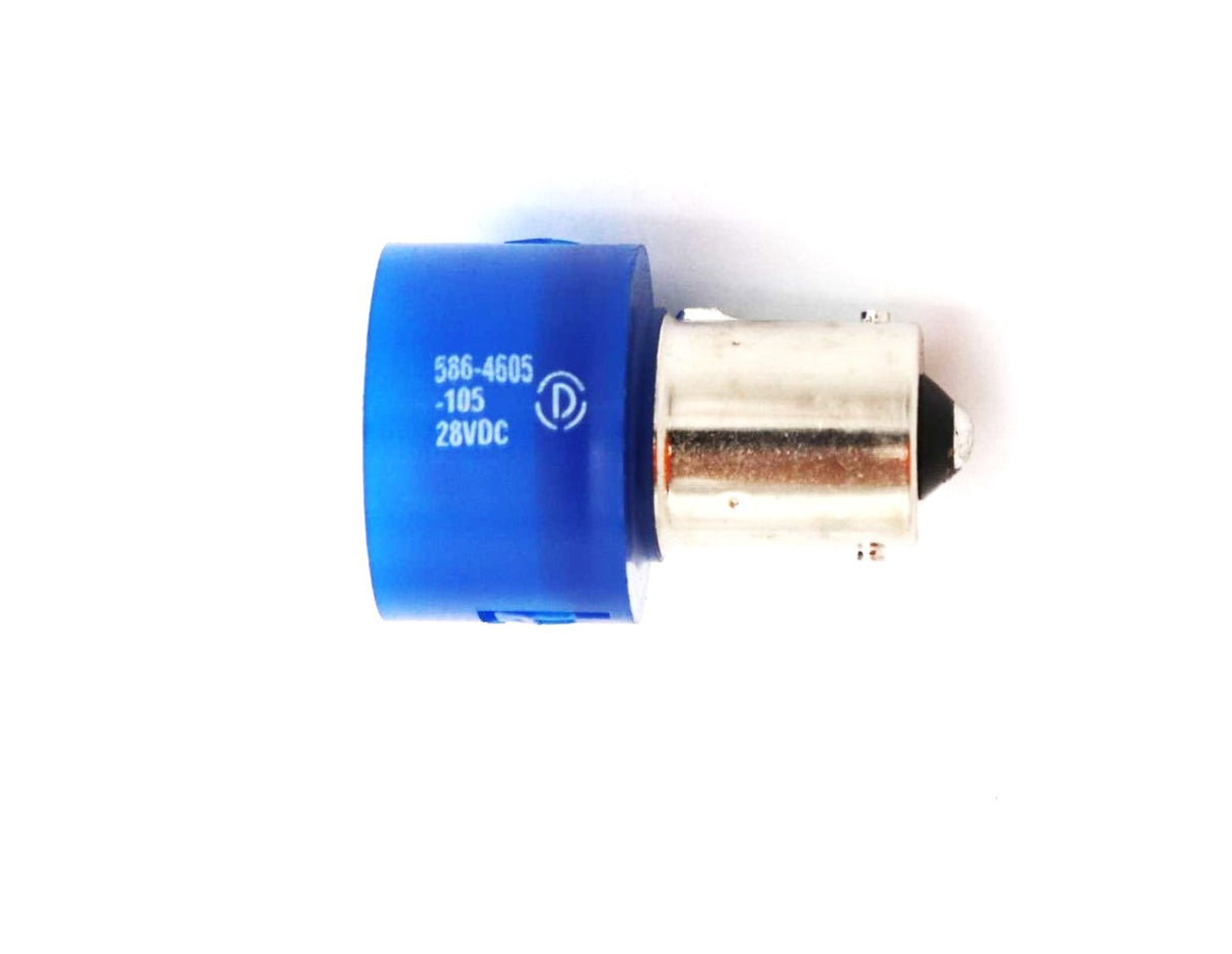 DIALIGHT ­-­ 586-4605-105F ­-­ LED LAMP  15MM  BLUE  28VDC  20mA  6300MCD