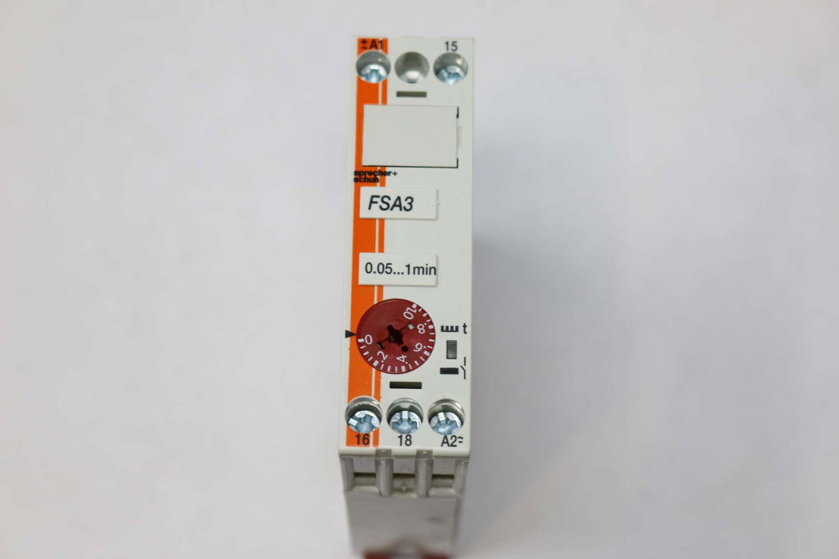 SPRECHER & SCHUH ­-­ RZ7-FSA3EU23 ­-­ RELAY-TIME: .05-1 MIN 120V