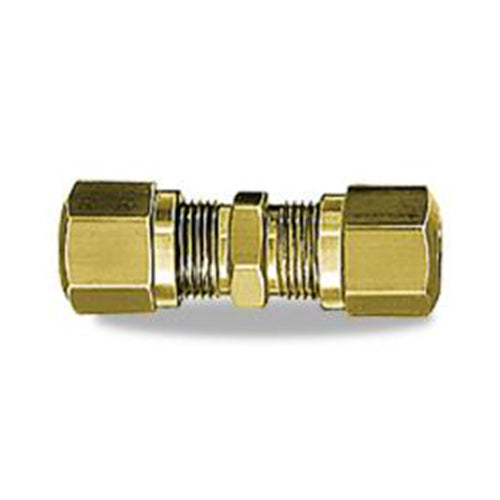 MACK ­-­ 8846-016201 ­-­ NYLON AIR BRAKE TUBE FITTING FULL UNION BRASS 3/4"