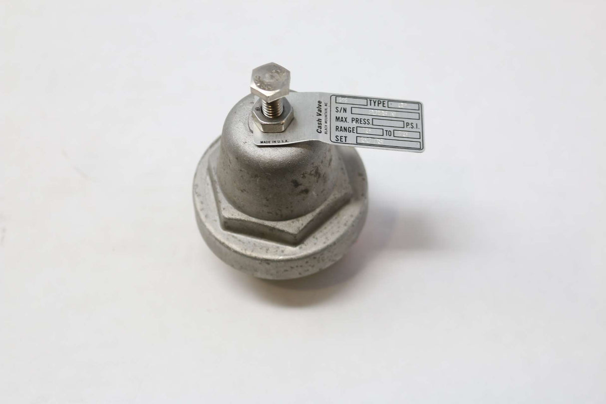 CASH VALVES  ­-­ 20125-0150 ­-­ VALVE PRESSURE REGULATOR 025 P75-175PSI