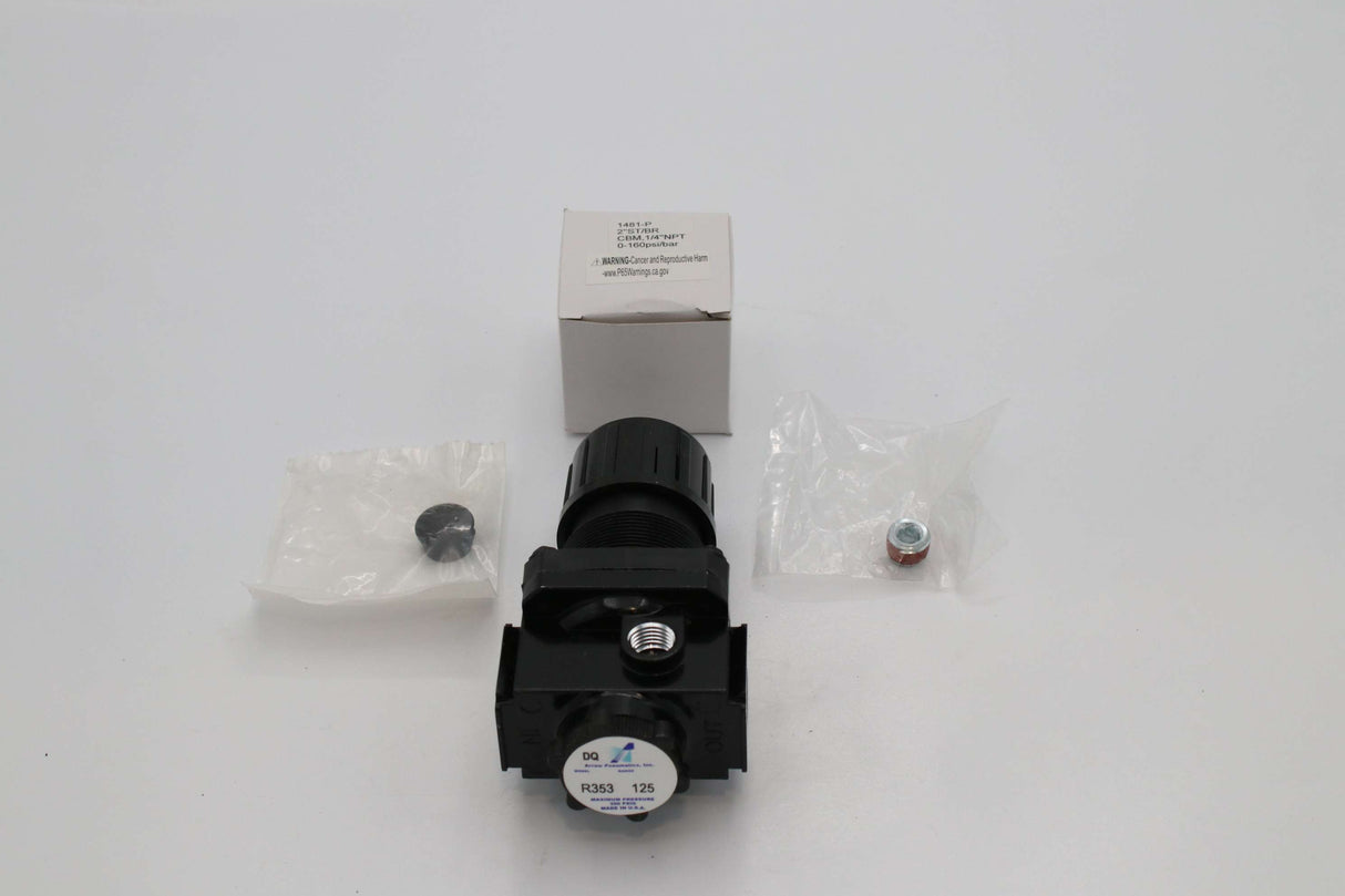 ARROW PNEUMATICS ­-­ R353G ­-­ AIRLINE REGULATOR 3/8 W/GAUGE