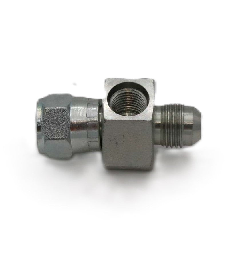 WORLD WIDE FITTINGS INC ­-­ 6564-06-06-04 ­-­ TEE 3/8 MJICX3/8 FJICX1/4 SAE