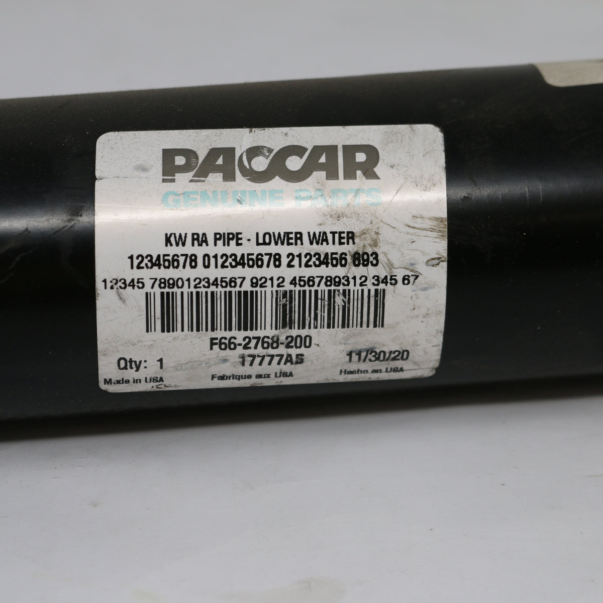PACCAR - F66-2768-200 - COOLANT PIPE LOWER RADIATOR – Iron Wing Parts