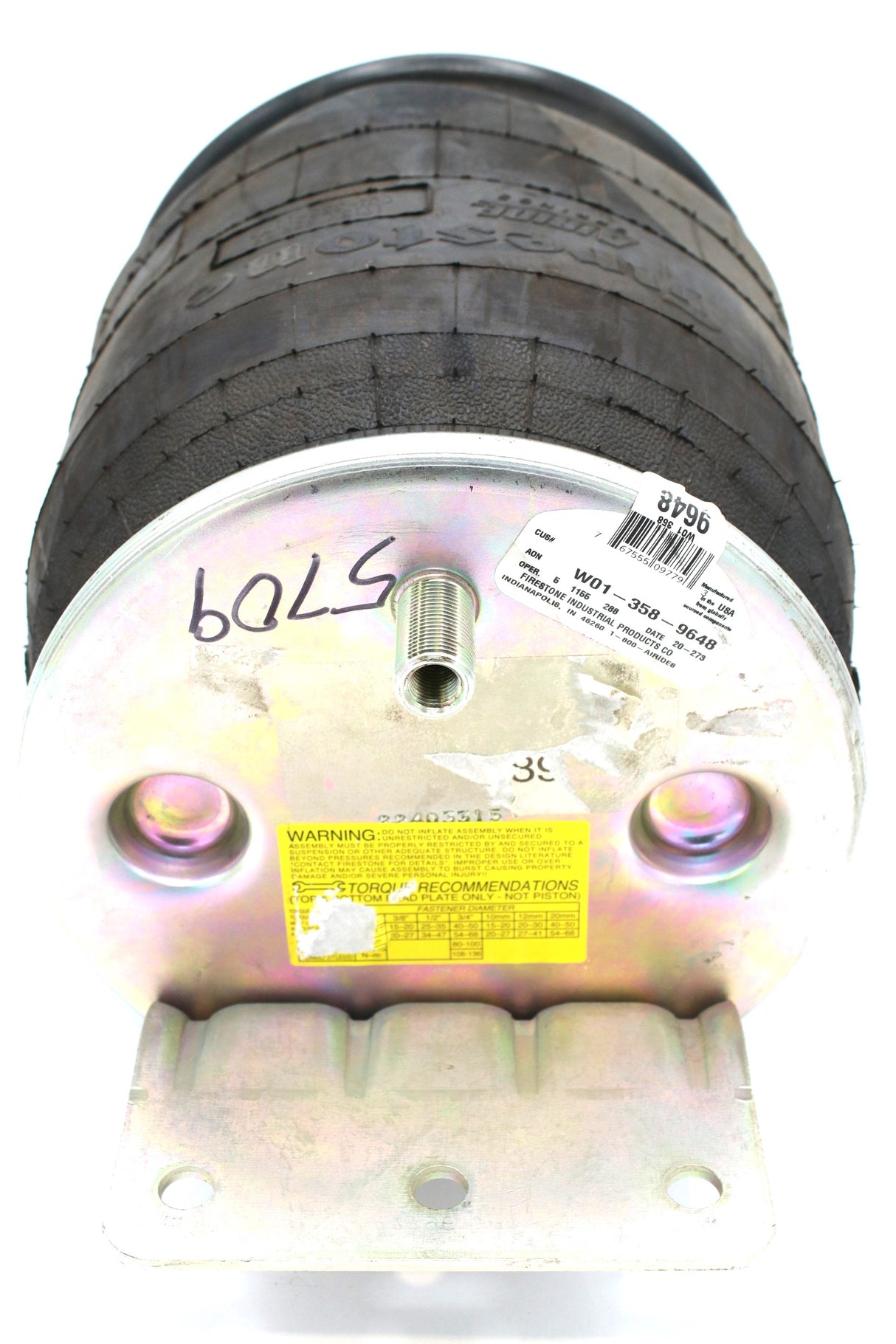FIRESTONE ­-­ W01-358-9648 ­-­ AIR BAG INT REAR SUSP.