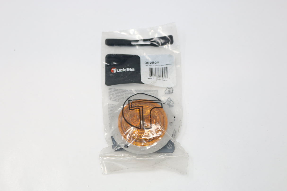 TRUCK-LITE ­-­ 30289Y ­-­ MARKER LAMP - 2 ROUND YEL W/G