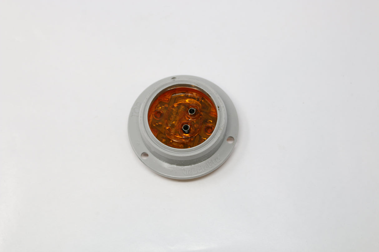 TRUCK-LITE ­-­ 30289Y ­-­ MARKER LAMP - 2 ROUND YEL W/G