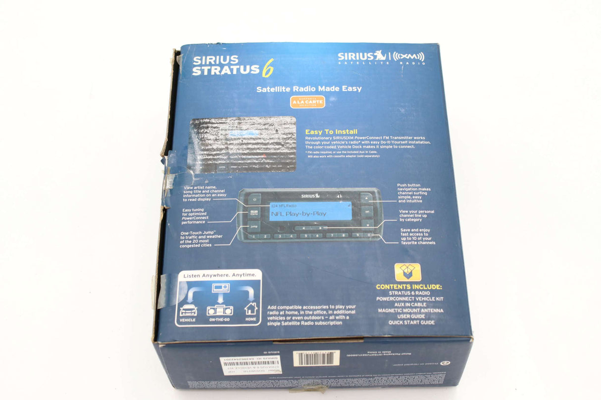 SiriusXM ­-­ SDSV6V1B ­-­ RECEIVER RADIO