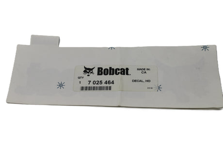 BOBCAT ­-­ 7025464 ­-­ DECAL - HOOD SIDE