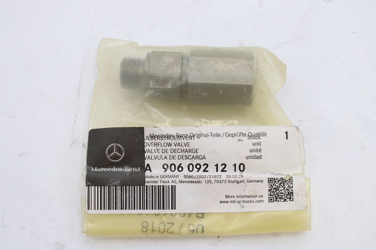 MERCEDES ­-­ A 906 092 12 10 ­-­ OVERFLOW VALVE