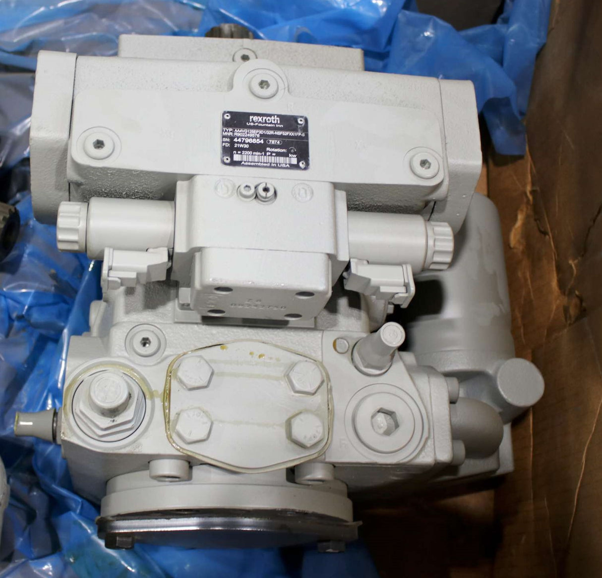 REXROTH ­-­ AA4VG125EP3D1/32R-NSF52FXX1FP-S ­-­ HYDRAULIC PUMP-PISTON CUTTER 125CC