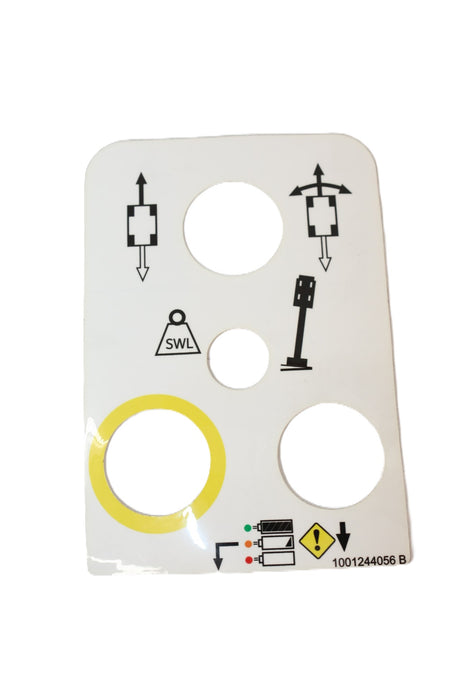 JLG ­-­ 1001244056 ­-­ DECAL - PLATFORM CONTROL