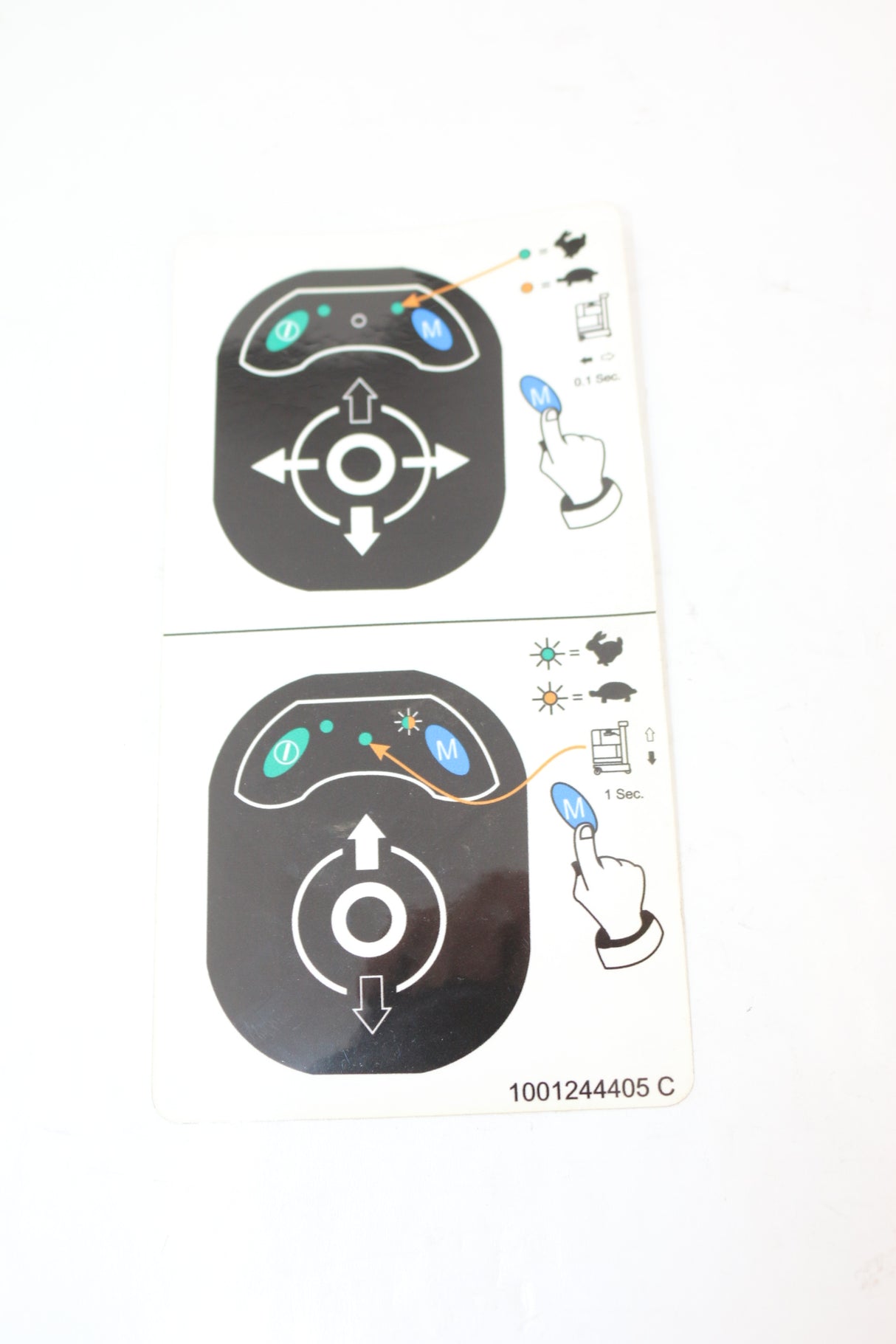 JLG ­-­ 1001244405 ­-­ DECAL - PLATFORM CONTROL