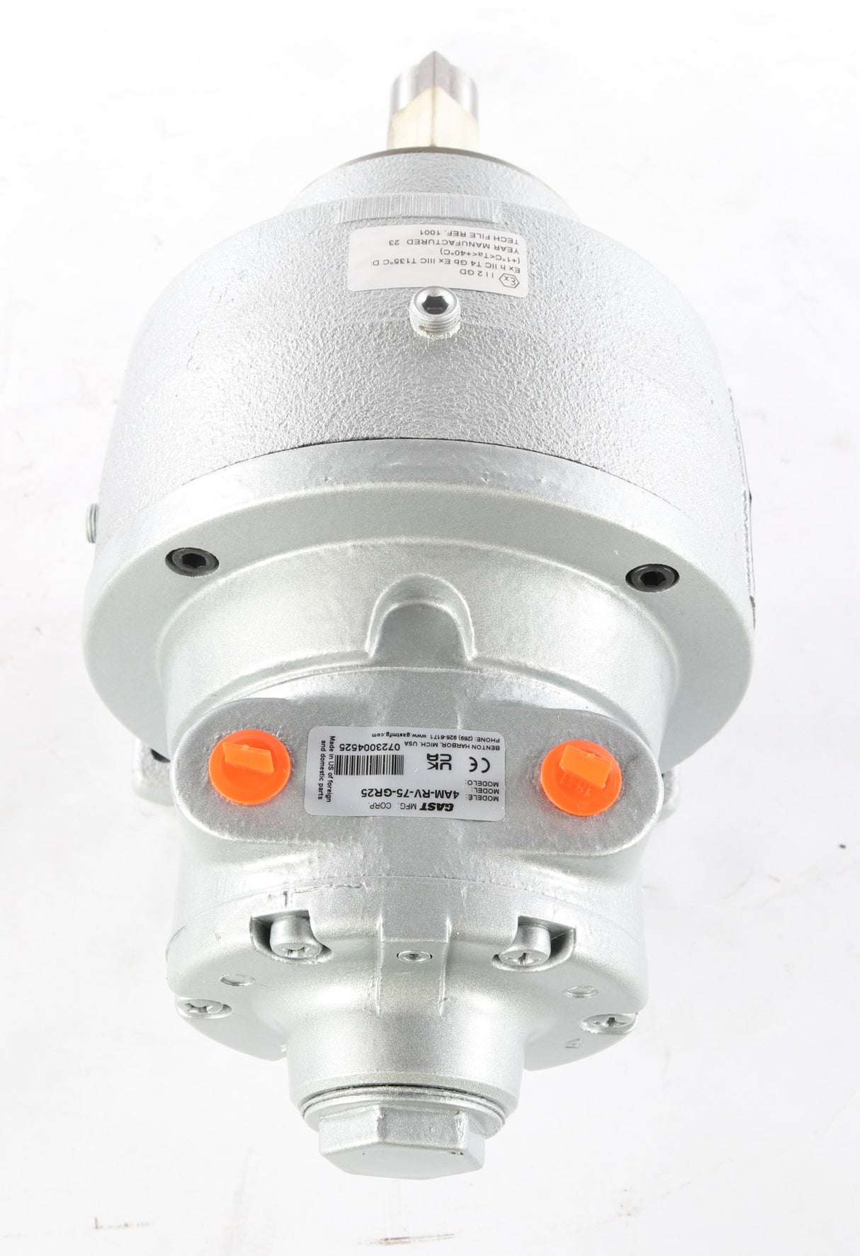 GAST ­-­ 4AM-RV-75-GR25 ­-­ AIR MOTOR WITH GEAR REDUCER