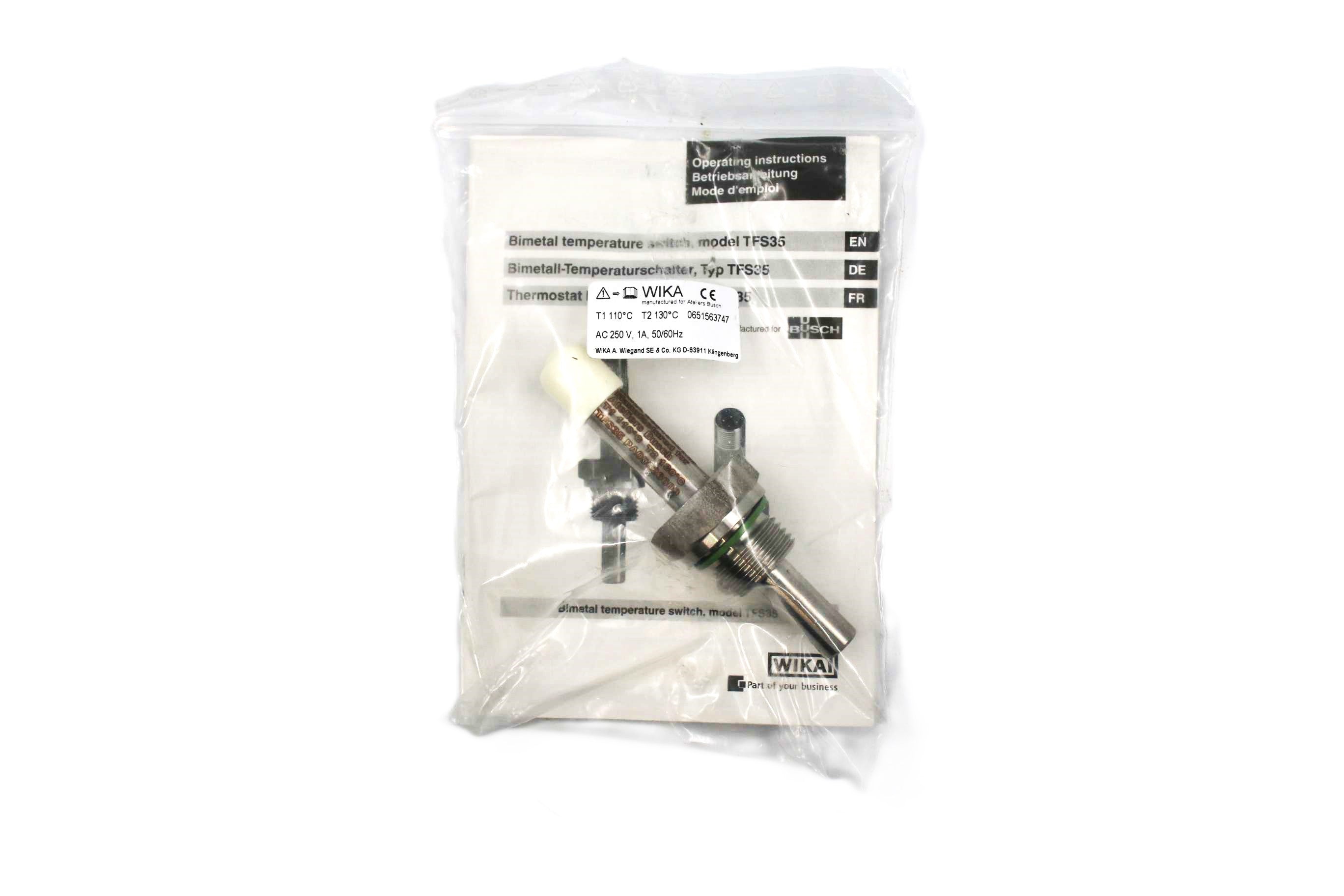 BUSCH - 0651.563.747 - TEMPERATURE SWITCH – Iron Wing Parts
