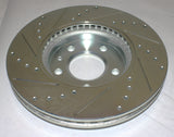 DFC DYNAMIC FRICTION COMPANY ­-­ 631-45045R ­-­ BRAKE ROTOR - DRILLED AND SLOTTED