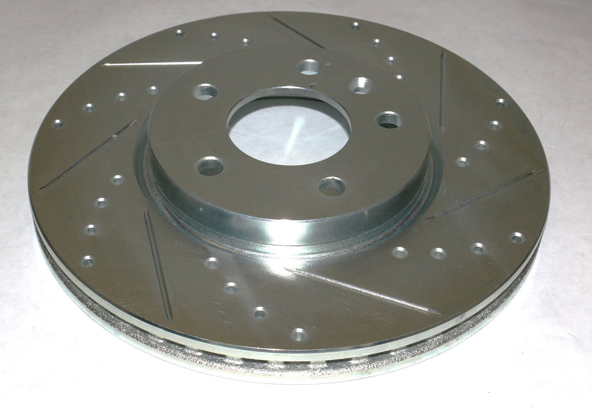 DFC DYNAMIC FRICTION COMPANY ­-­ 631-45045R ­-­ BRAKE ROTOR - DRILLED AND SLOTTED