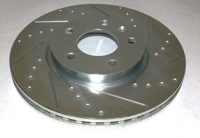 DFC DYNAMIC FRICTION COMPANY ­-­ 631-45045R ­-­ BRAKE ROTOR - DRILLED AND SLOTTED