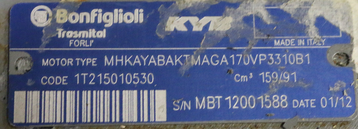 JCB ­-­ 20/925465 ­-­ MOTOR & GEARBOX