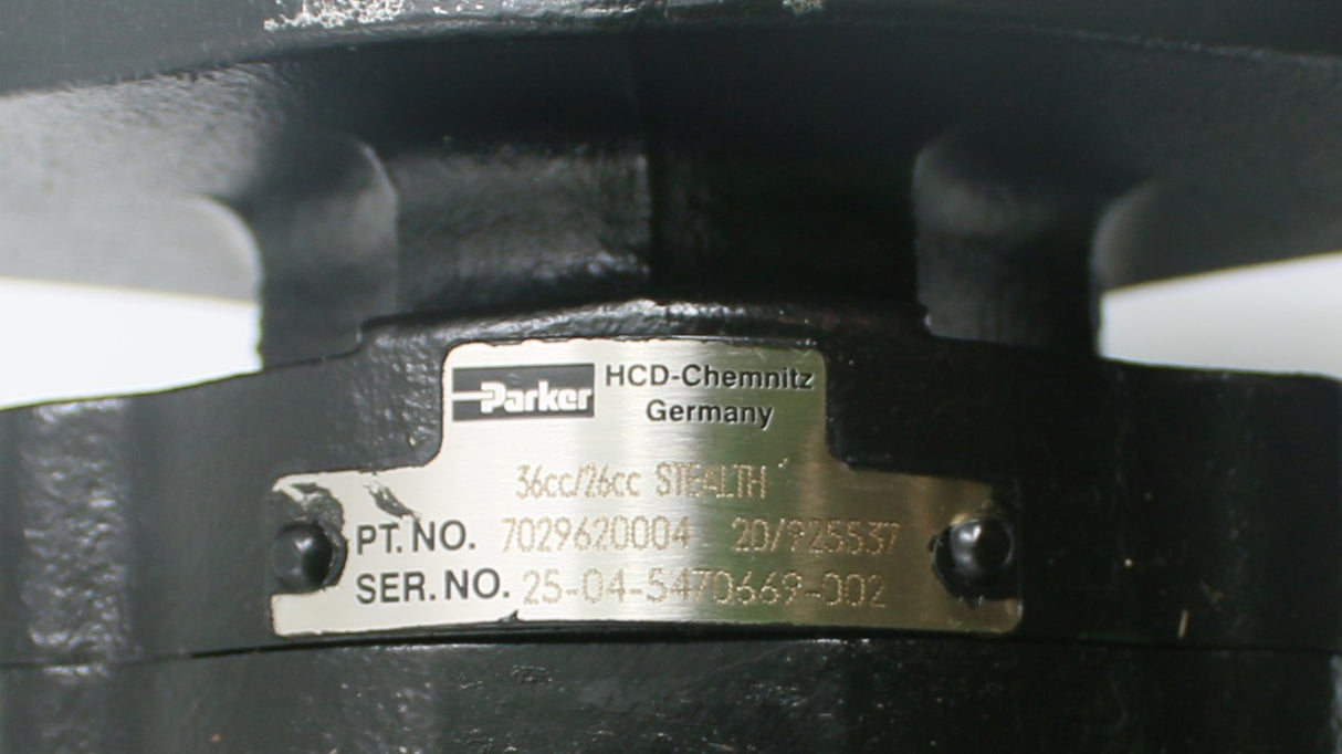 JCB ­-­ 20/925537 ­-­ PUMP HYDRAULIC 36cc/26cc STEALTH