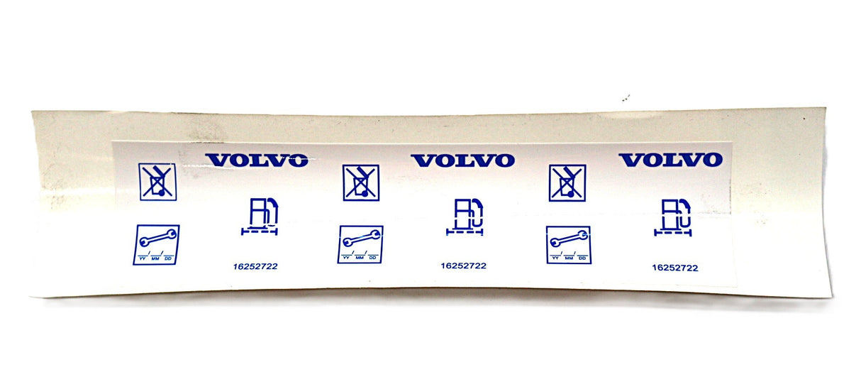 JCB ­-­ 333|X3938 ­-­ DECAL DENSO FOR FUEL FILTER VOLVO 16252722