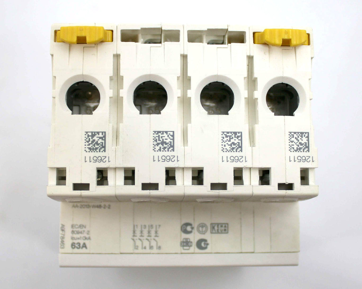JCB ­-­ 334/C0339 ­-­ CIRCUIT BREAKER Acti9 iC60N - 4P - 63A - B CURVE