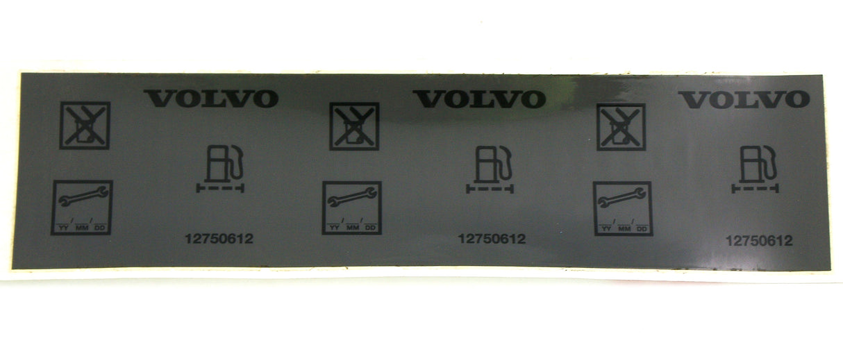 JCB ­-­ 333/X0483 ­-­ DECAL-FUEL FILTER T4 VOLV
