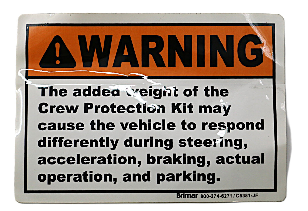 JCB ­-­ 332/D1277 ­-­ DECAL - WARNING - DRIVING
