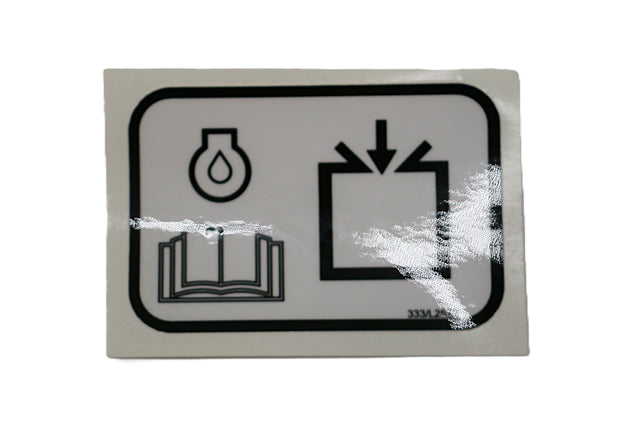 JCB ­-­ 333/L2522 ­-­ ENGINE OIL FILL LABEL