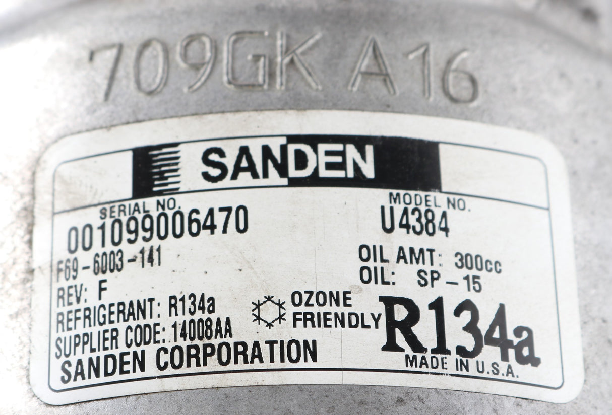 KENWORTH (PACCAR) ­-­ F69-6003-141 ­-­ AC COMPRESSOR