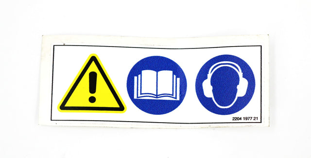 ATLAS COPCO ­-­ 2204197721 ­-­ ADHESIVE LABEL NOISE