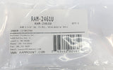 RAM ­-­ RAM-2461U ­-­ RAM 3-5/8 SQ 75 MIL VESA BASE W/ BALL