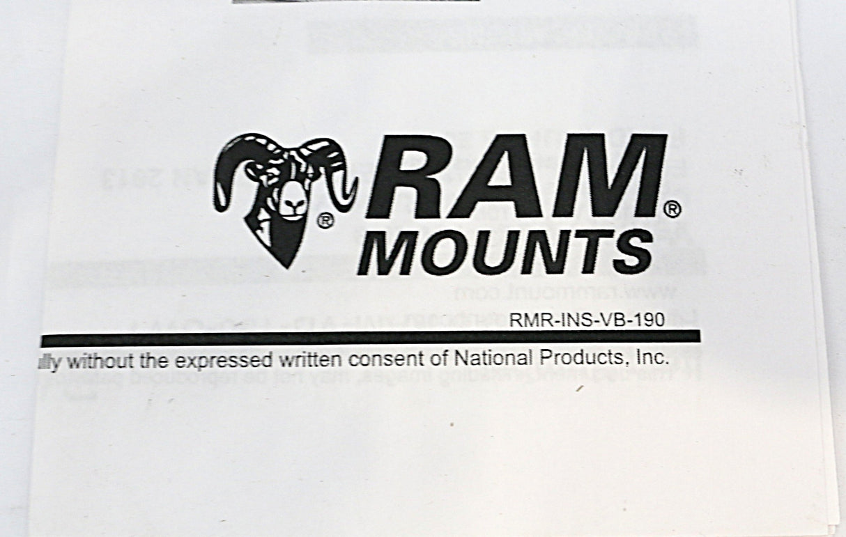 RAM ­-­ RAM-VB-190 ­-­ VEHICLE BASE 2013 FORD POLICE SEDAN