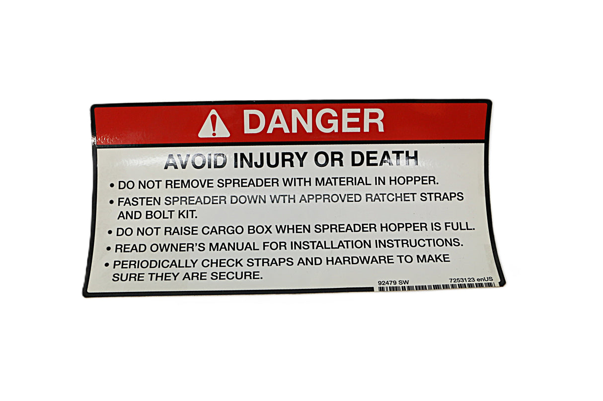 BOBCAT ­-­ 7253123 ­-­ DECAL - DANGER