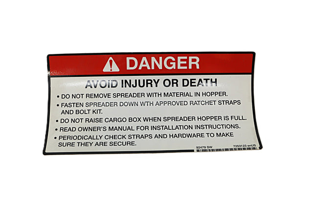 BOBCAT ­-­ 7253123 ­-­ DECAL - DANGER
