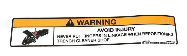 BOBCAT ­-­ 7240925 ­-­ DECAL - WARNING