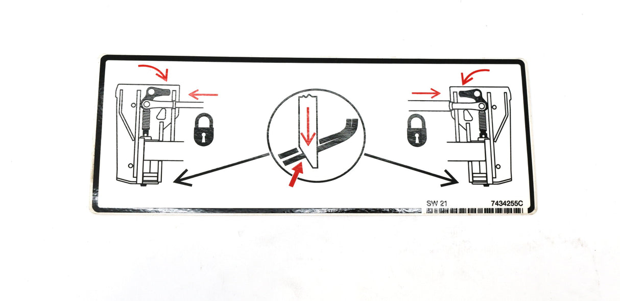 BOBCAT ­-­ 7434255 ­-­ DECAL OPERATION