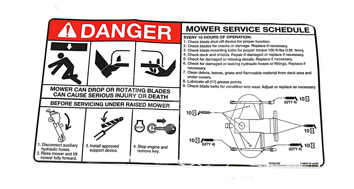 BOBCAT ­-­ 7148411 ­-­ DECAL SERVICE