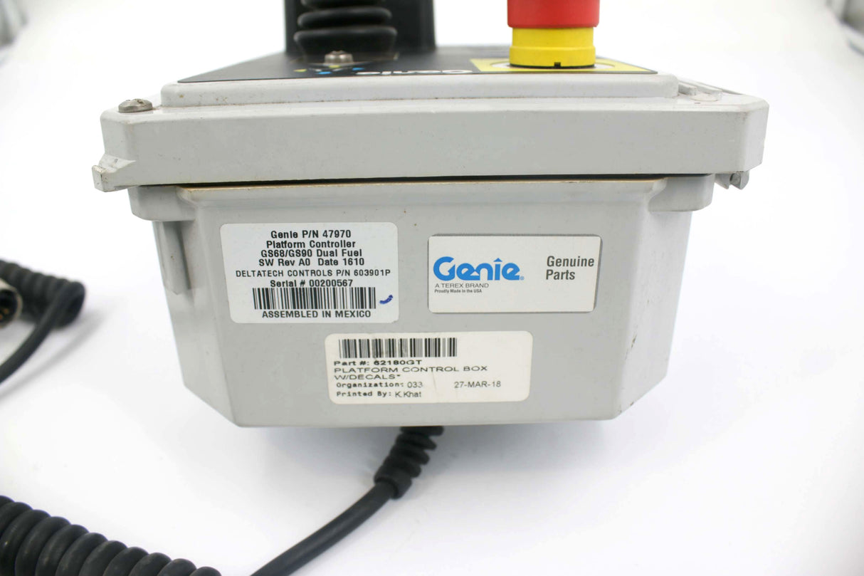 GENIE ­-­ 62180 ­-­ PLATFORM CONTROL BOX W| DECALS